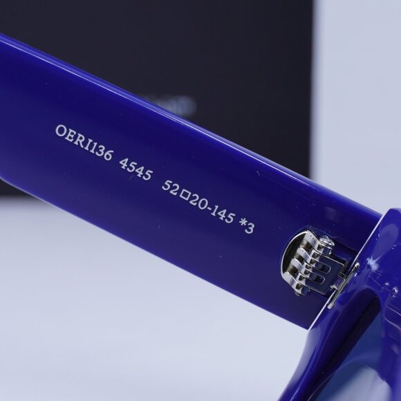 Off-White OERI136 ONTARIO 4545 Rectangle Sunglasses – Blue/Blue - Picture 9 of 11